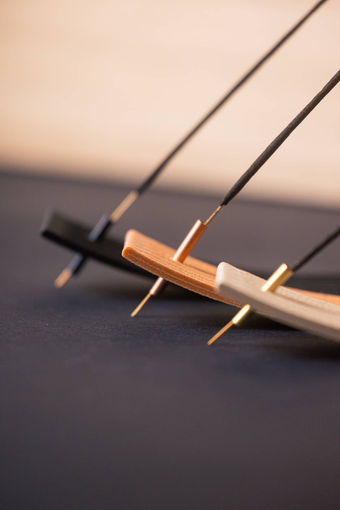 Incense Holder - Wood-based with metal insert - Balance: Ebony Black - Elevation Lifestyle