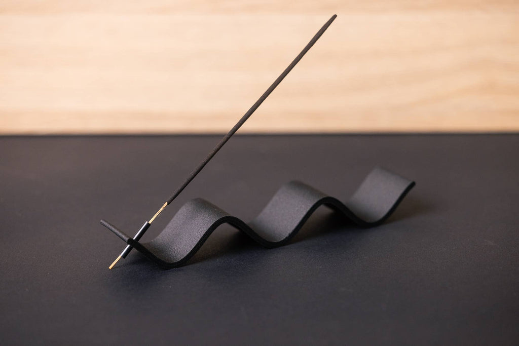 Incense Holder - Wood-based with metal insert - Curly: White Birch - Elevation Lifestyle