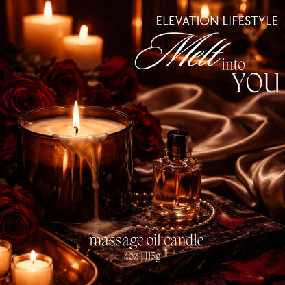 V-Day Massage Oil Candles