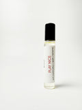 Roll-on bottle labeled 'Play Nice' on a white background