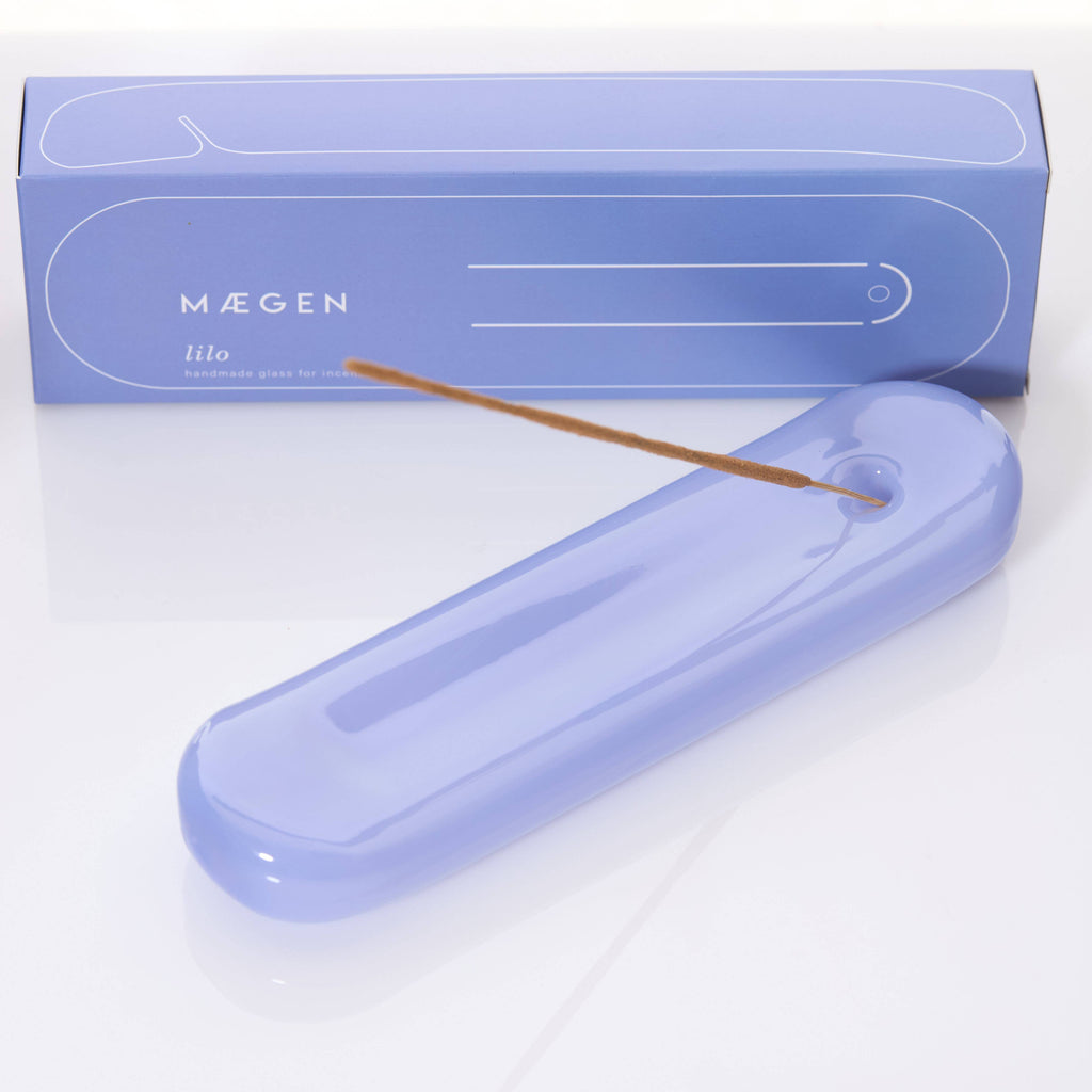 Lilo Incense Holders - Milky Blue - Elevation Lifestyle