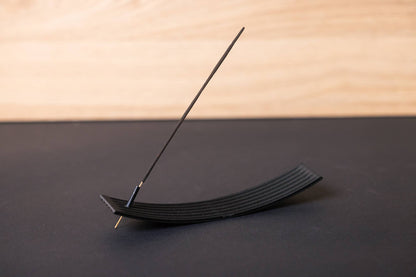 Incense Holder - Wood-based with metal insert - Balance: Cedar / Terracotta - Elevation Lifestyle