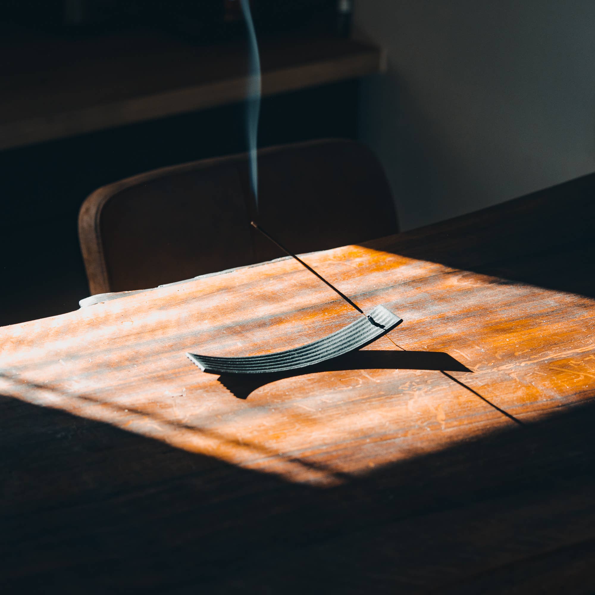 Incense Holder - Wood-based with metal insert - Balance: Cedar / Terracotta - Elevation Lifestyle